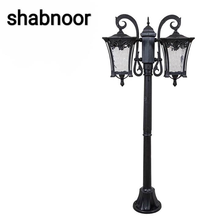 چراغ حیاطی مدل کاسپین دوشعله